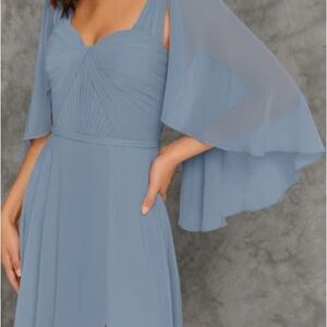 Azazie Dusty Blue Bridesmaid Dress